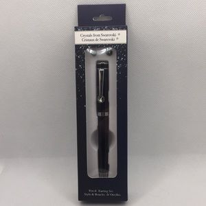 Crystals from Swarovski Pen & Earring Gift Set New